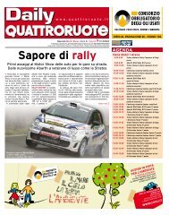 Sapore di rally - Editoriale Domus