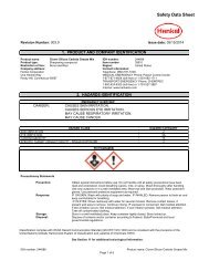 MSDS - Production Tool Supply