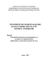 Principalele fenomene de marginalizare Åi - ISE