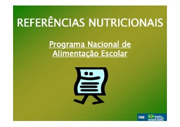 Apresentao Referncias Nutricionais Somente leitura - REBRAE ...