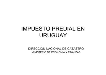 IMPUESTO PREDIAL EN URUGUAY