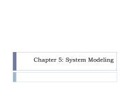 Chapter 5: System Modeling - Index of