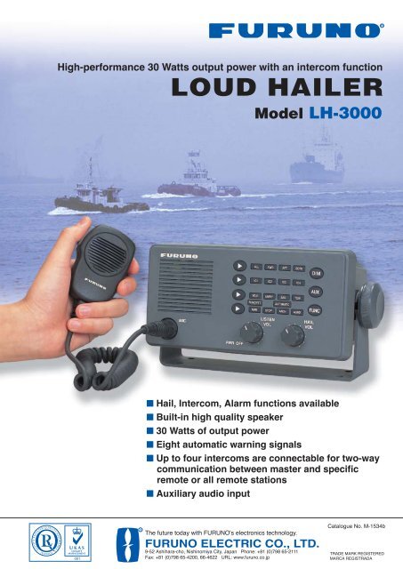 LOUD HAILER Model LH-3000 - Furuno