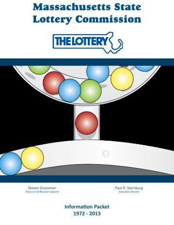 Download the Infopack - Massachusetts Lottery