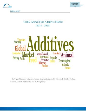 Animal Feed Additives Market (2014 – 2020)