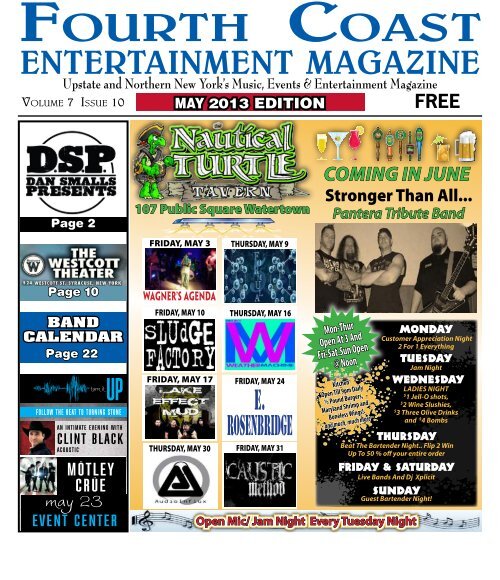 May Fourth Coast Entertainment Magazine.