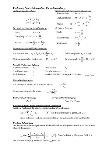 Formelsammlung zur PrÃ¼fung