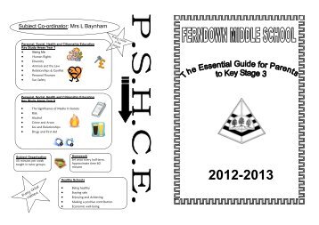 KS3 Guide 2013 - Ferndown Middle School