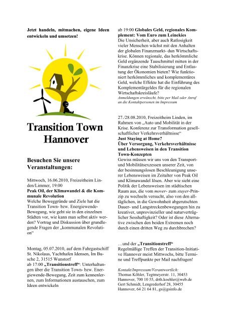 PDF Transition Town Hannover - Landkommune mitten in der Stadt