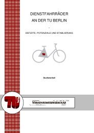 DienstfahrrÃÂ¤der an der TU Berlin - Verkehrswesenseminar