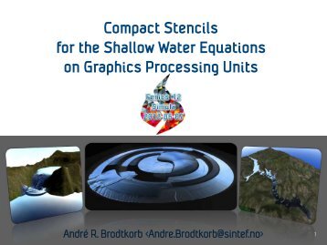 Compact stencils for the shallow water equations ... - FEniCS Project