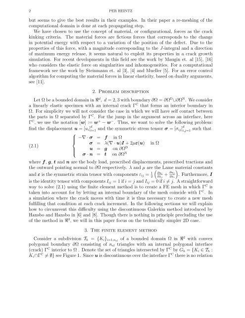 Chalmers Finite Element Center - FEniCS Project