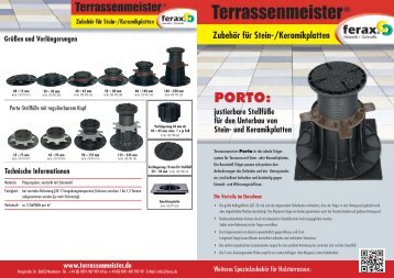 ferax - Porto für Stein und Keramikplatten