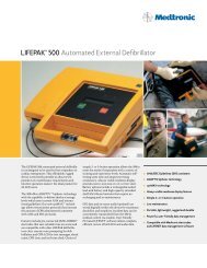 LIFEPAK 500 AED Product Brochure - eMed America