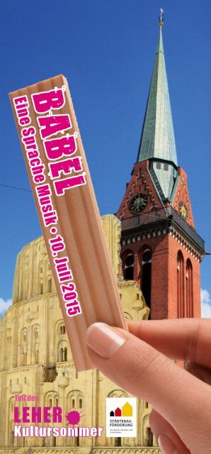 Postkarte "BABEL - Eine Sprache Musik"
