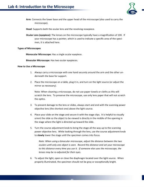 Lab Manual - eScience Labs