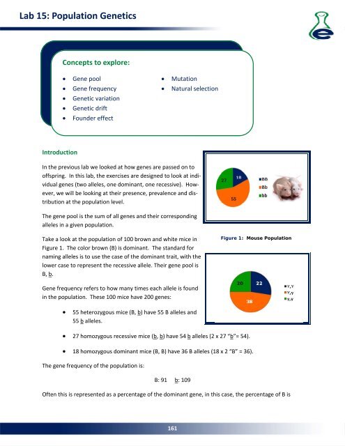 Lab 15: Population Genetics - eScience Labs