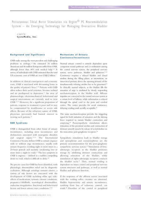 Percutaneous Tibial Nerve Stimulation Via Urgent Pc Images, Photos, Reviews