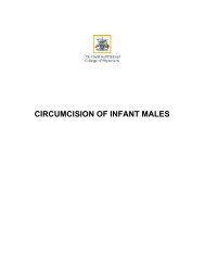 CIRCUMCISION OF INFANT MALES
