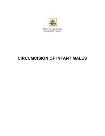 CIRCUMCISION OF INFANT MALES