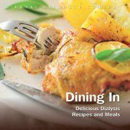 Dining In - Renal Resource Centre