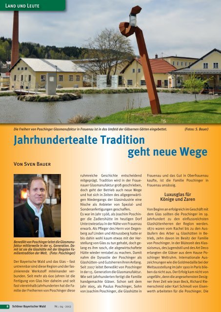 Jahrhundertealte Tradition geht neue Wege - Glas ...