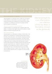 Glomerulonephritis or nephritis - Renal Resource Centre