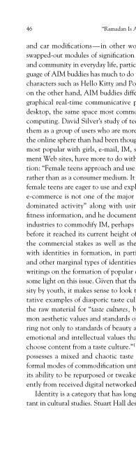 Nakamura, Digitizing Race, Introduction, chapter 5, Epilogue