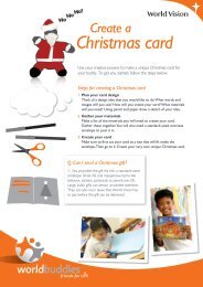 Christmas card - World Vision New Zealand