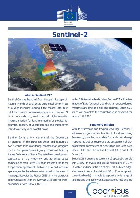 Sentinel 2A Launch
