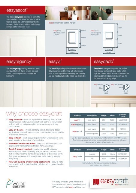 DIY Wall Panelling Brochure - Trade Essentials