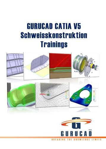 GURUCAD CATIA V5 Schweisskonstruktion Trainings Flyer