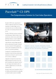 Pacelab CI OPS - The Comprehensive Solution for Cost Index ...