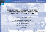 test method to analyse the energy absorption of composite ... - EPFL