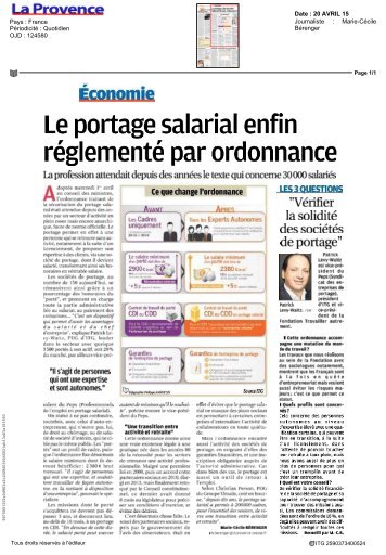 Le portage salarial enfin réglementé par ordonnance