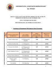 Selecție Erasmus 2012 2013 Universitatea Din București