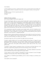 Un fiore per Giuliana Trevisan