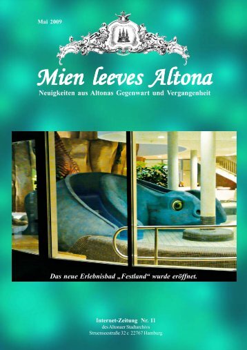 Mien leeves Altona Nr. 11 - Altonaer Stadtarchiv e.V.