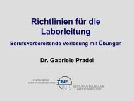G. Pradel-Laborleitung