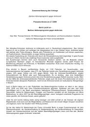 Zusammenfassung des Vortrags âBerliner Aktionsprogramm gegen ...