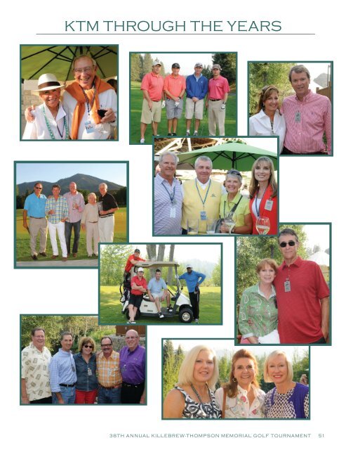  38th annual KILLEBREW-thompson memorial golf tournament