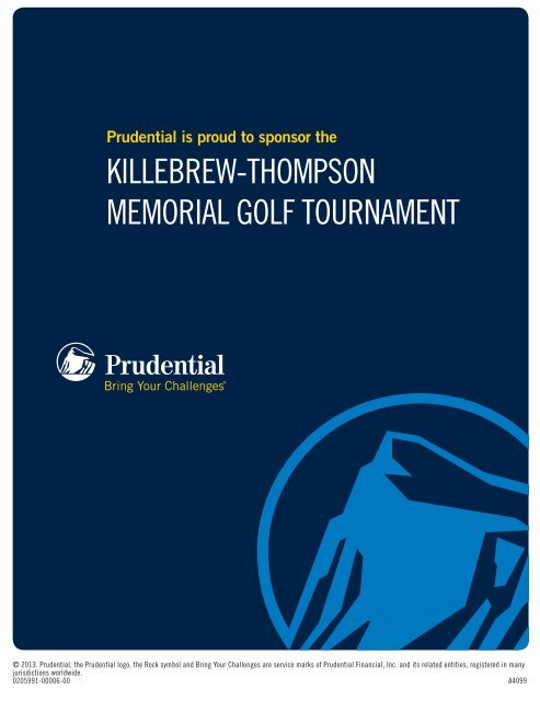  38th annual KILLEBREW-thompson memorial golf tournament