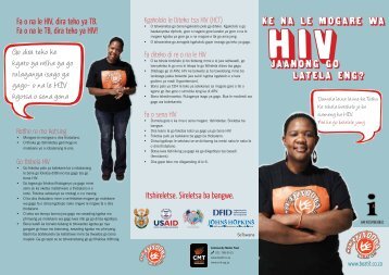 HIV Setswana - Community Media Trust