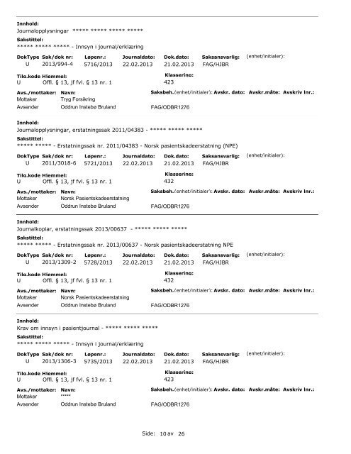 Offentleg journal 02 22-24 2013.pdf - Helse FÃ¸rde