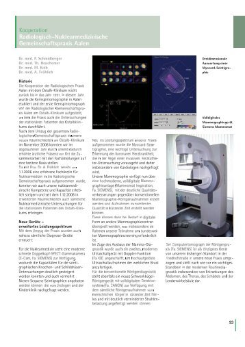 Looperation Radiologisch.Nuklearmedizinische - Ostalb-Klinikum