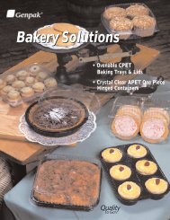Bakery Trays, Containers And Lids - Lanca Sales
