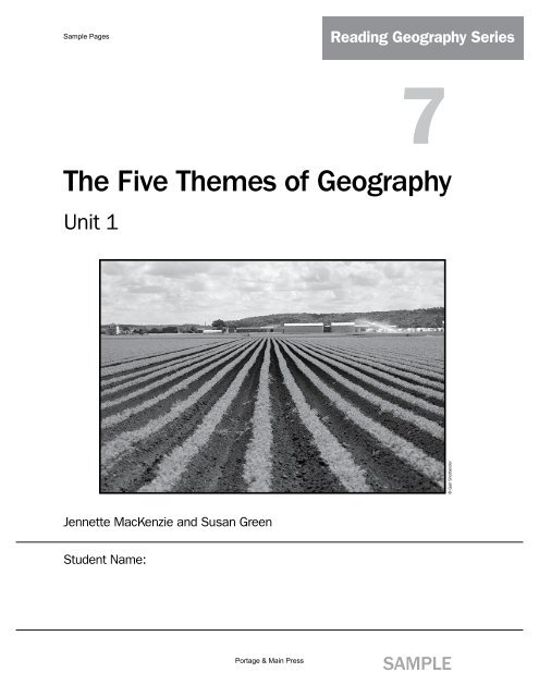 The Five Themes of Geography (Unit 1) - Portage & Main Press