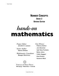 Number Concepts, Grade 2 - Portage & Main Press