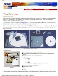 CD-Sextant - Build your own sextant - Pole Shift Survival Information