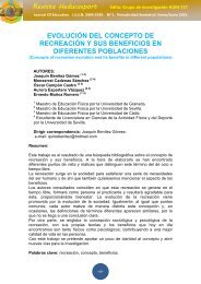 EVOLUCIÓN DEL CONCEPTO DE RECREACIÓN Y SUS BENEFICIOS EN DIFERENTES POBLACIONES 